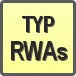 Piktogram - Typ: RWAs